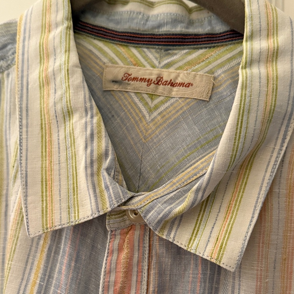 Tommy Bahama Pastel Striped Shirt